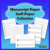 Free Manuscript Paper / Staff Paper Collection - US Letter Size