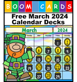 Free March Calendar Decks 2024 - Digital Calendar Boom Cards