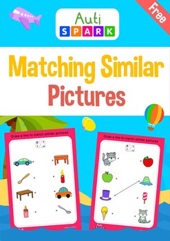 matching similar pictures worksheets visual