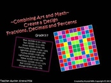 Free Math Activity: Create a Design (Uses Fractions, Decim