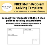 Free Math Problem-Solving Guide | Simple & Engaging Template for Any Assignment