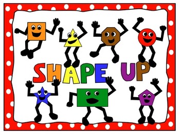 Preview of Free Math Shapes and Poster Clip Art Characters