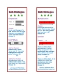 Free Math Word Problem Strategy Bookmarks