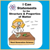 Free Matter NGSS I Can Statements Posters - 2nd Grade