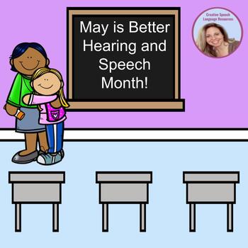 Preview of Free May Is Better Hearing and Speech Month Image