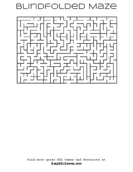 Blindfolded Maze Game Teaches Obedience