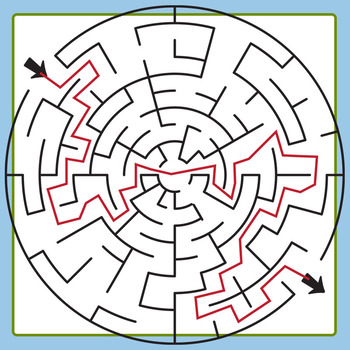 Free Mazes for Commercial Use - Celebrating My First TPT Milestone!
