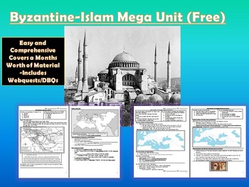 Preview of Islam and Byzantine Unit  Story: (Lesson Bundle + Mega PPT)