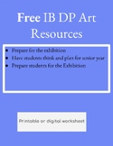 Free Mock IA IB Visual arts exhibition timeline for the IB