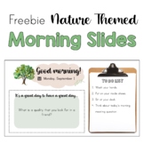 Freebie Morning Slides - Nature Themed