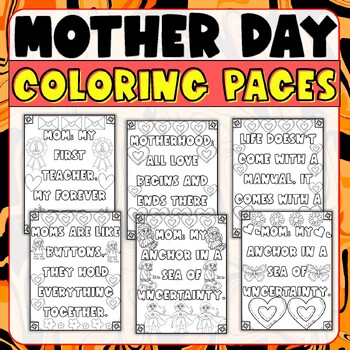 Preview of Free Mother's Day Coloring Pages, Craft - Activities, Coloring Sheets, Art