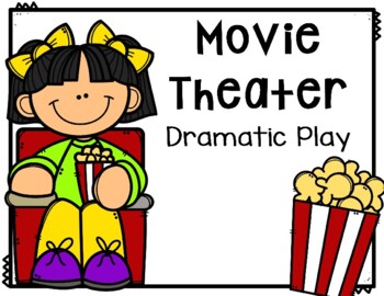 Preview of Free Movie Theater Dramatic Play
