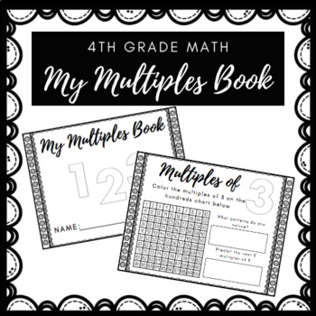 Preview of Free Multiples Mini-Book | Multiplication