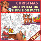 Free Multiplication & Division Facts Cross-Number Puzzle C