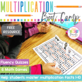 Free Multiplication Fact Fluency Practice | Multiplication