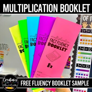 Preview of Free Multiplication Fluency Booklet