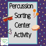 Free Music Center Activity: Percussion Instrument Labeling