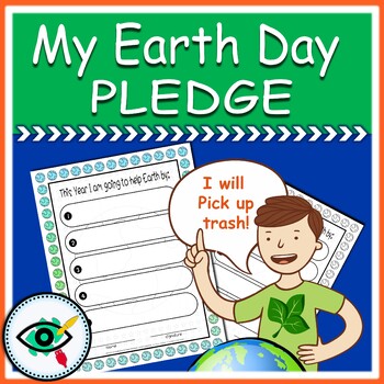 Preview of Free My Earth Day Pledge Printable