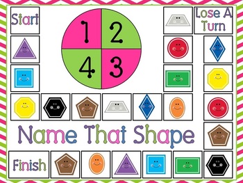 Preview of Free Name That Shape board game
