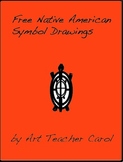 Free Native American Symbol Drawings by Art Teacher Carol