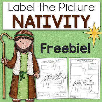 Free Nativity Label The Picture Pages By Mama's Learning Corner 