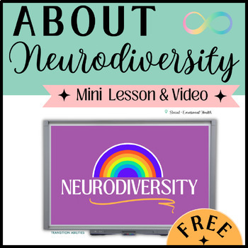 Preview of Free Neurodiversity Disability Awareness Lesson & Video | for Kids or Teens