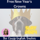 Free New Year's 2024  Printable Crowns