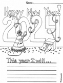 Free New Year's Resolution Fun Worksheet for 2024