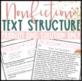 Free Nonfiction Informational Text Structures - Problem & 