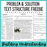 Free Nonfiction Text Structures - Problem and Solution Act