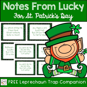 Preview of Free Notes From The Leprechaun on St. Patrick's Day