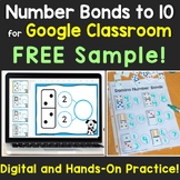 Free Number Bonds to 10 Digital Google Classroom & Print T
