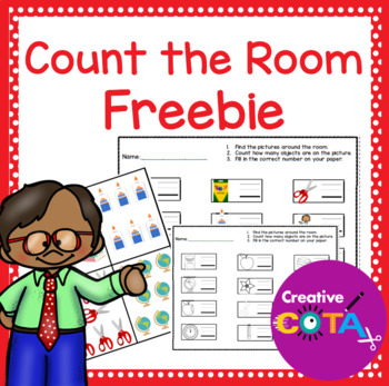 Preview of Free Number Identification and Formation Kindergarten Math Center Activity