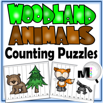 Preview of Free Number Order and Skip Counting Puzzles for Kids