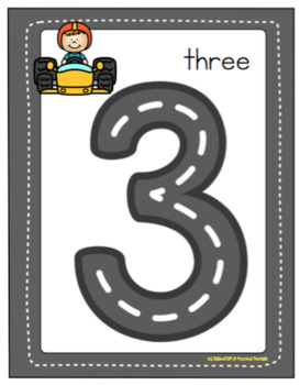free number road mats by preschool printable teachers pay teachers