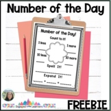 Free Number of the Day Poster to Build Number Sense