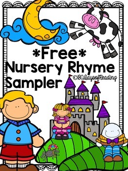 Free Nursery Rhyme Activities Center Games Phonemic Awareness Phonics