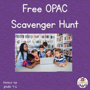 Preview of Free OPAC Scavenger Hunt