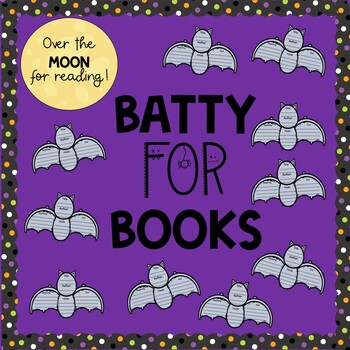 Preview of Free October Bulletin Board - Halloween Batty for Book Bulletin Board