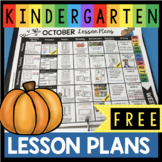 Free October Lesson Plans for Kindergarten - Fall and Hall