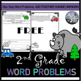 One-Step Word Problems: Add Together Change Unknown: Freebie