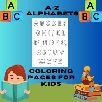 Preview of Online Alphabet A to Z Coloring Book