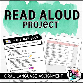 Preview of Free Oral Reading Project