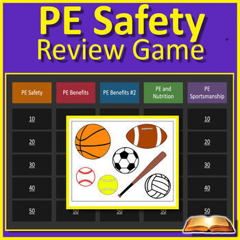 Preview of Free PE Safety Game - Physical Education Fun Game for PowerPoint/Google Slides