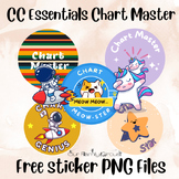 Free PNG Chart Master Stickers for CC Essentials Students