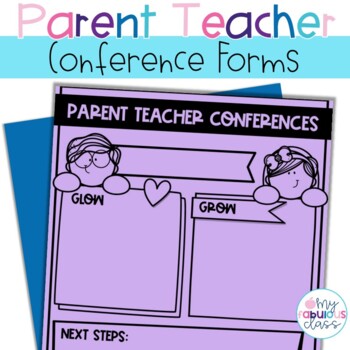 Preview of Free Parent Teacher Conference Forms