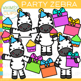 Free Party Zebra Clip Art