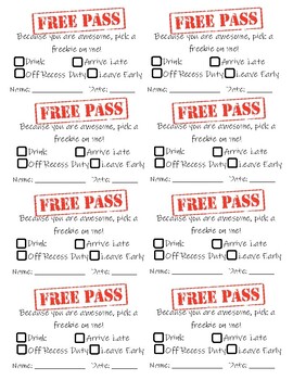 Your Free Pass