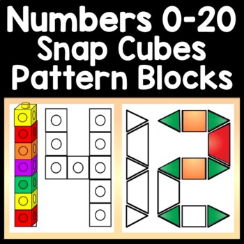 number activities with building numbers 0 20 with pattern block and