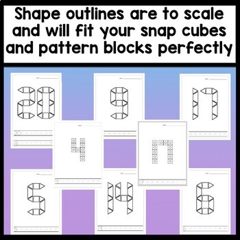 number activities with building numbers 0 20 with pattern block and